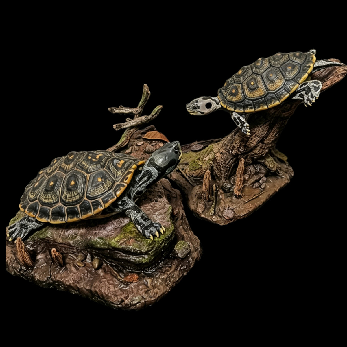 MANGROVE DIAMONDBACK TERRAPIN ECO-DIORAMA STATUE DINAVOID Studio