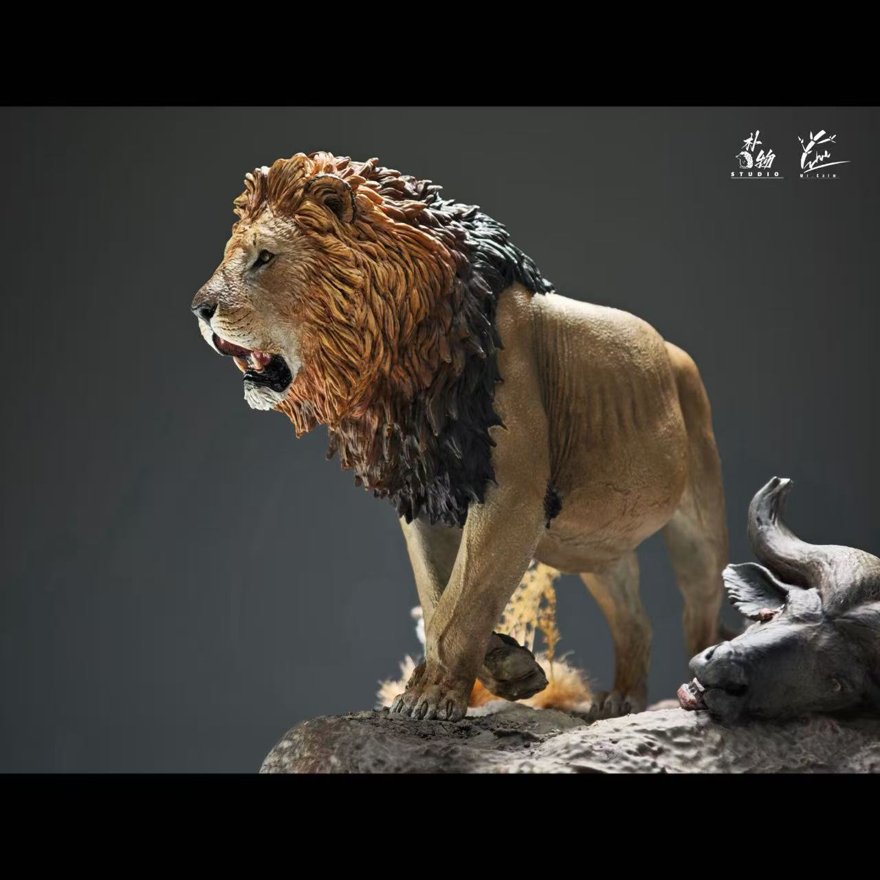 Panthera leo Caesar statue Model Kit 1:35 1:18 1:10 1:6 Scale PUWU STUDIO
