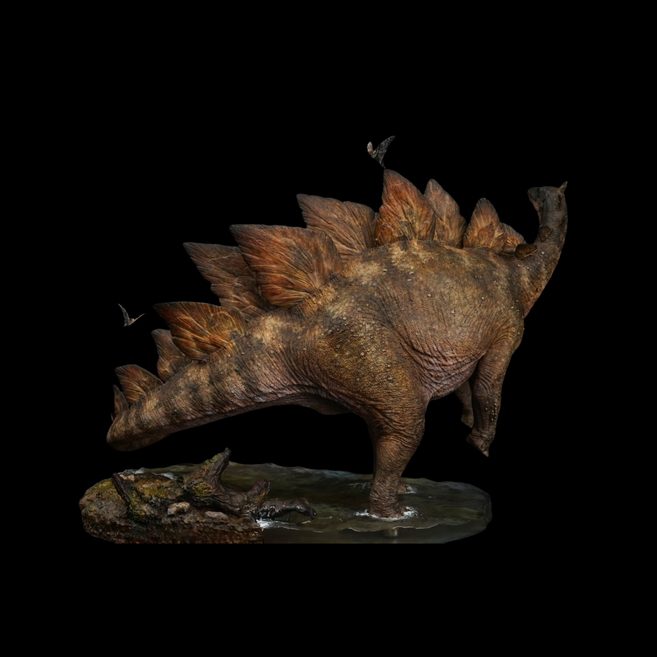 Stegosaurus Statue Model Kit 1:18 1:35 Scale Aokhan