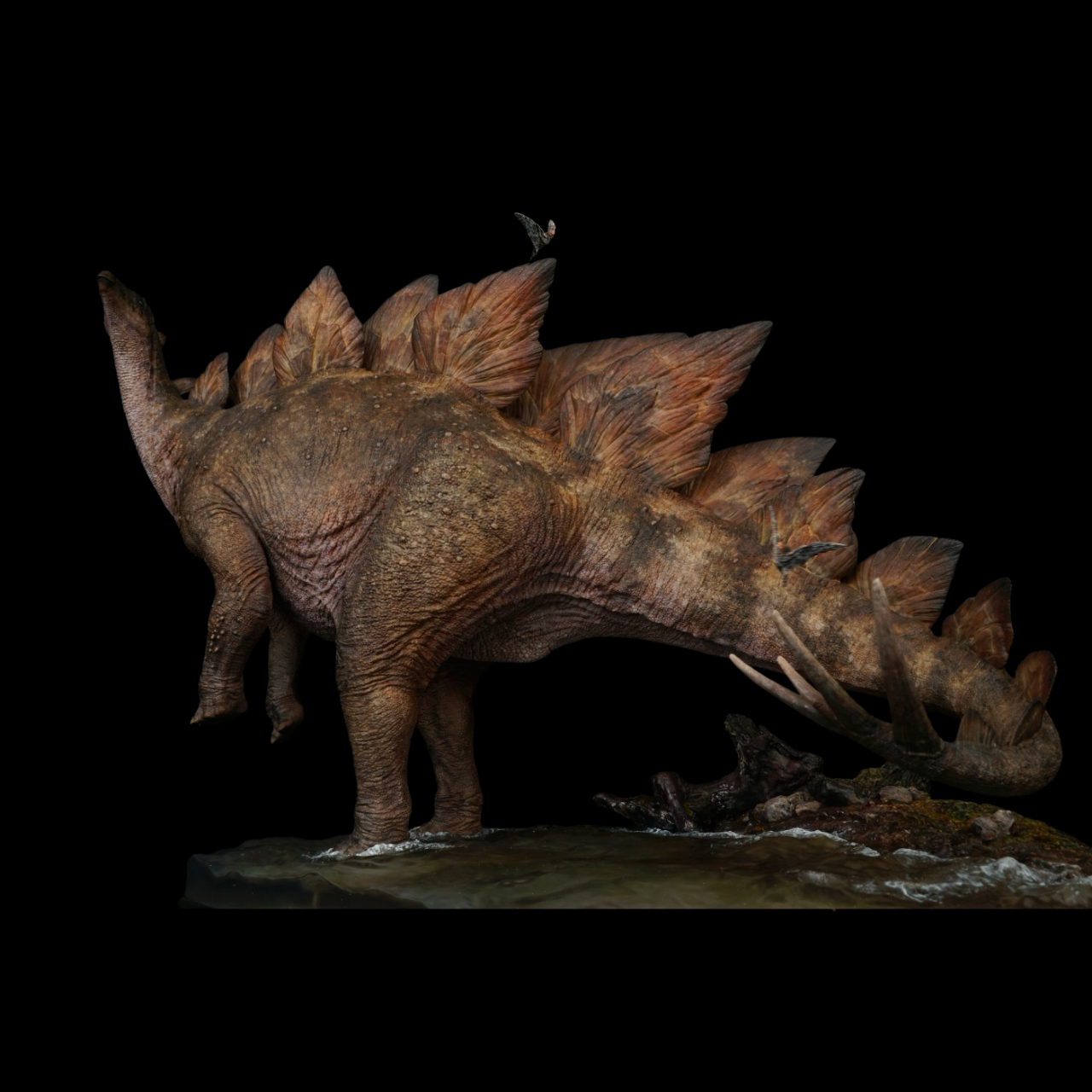 Stegosaurus Statue Model Kit 1:18 1:35 Scale Aokhan