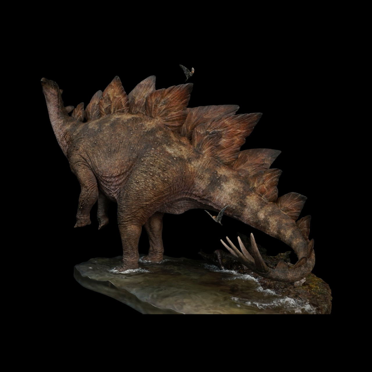 Stegosaurus Statue Model Kit 1:18 1:35 Scale Aokhan