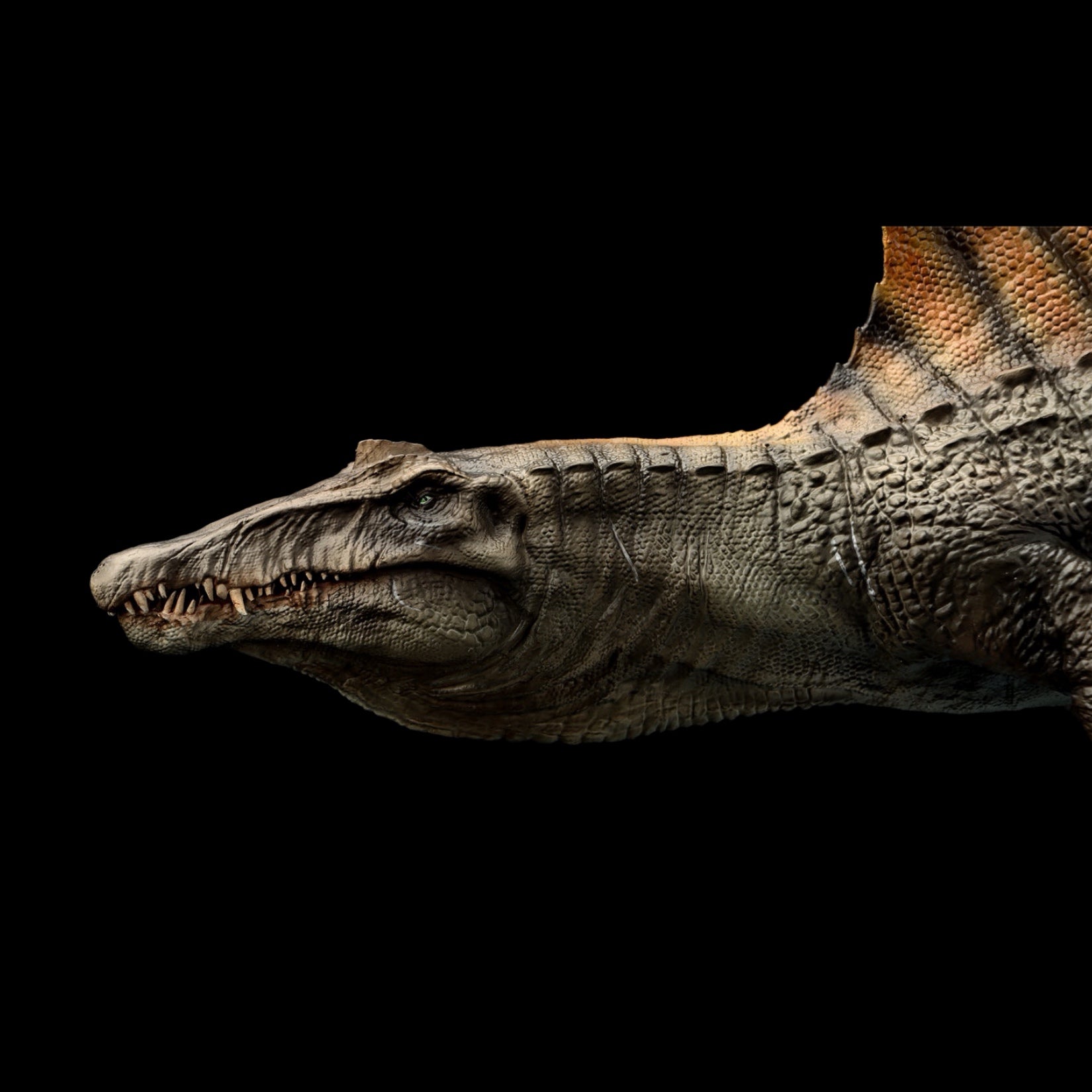 DinoDream | Jurassic World Spinosaurus Swim Version Statue | 1/30 Scale