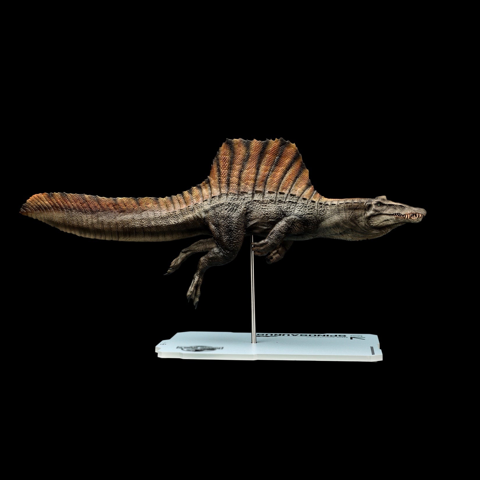 DinoDream | Jurassic World Spinosaurus Swim Version Statue | 1/30 Scale