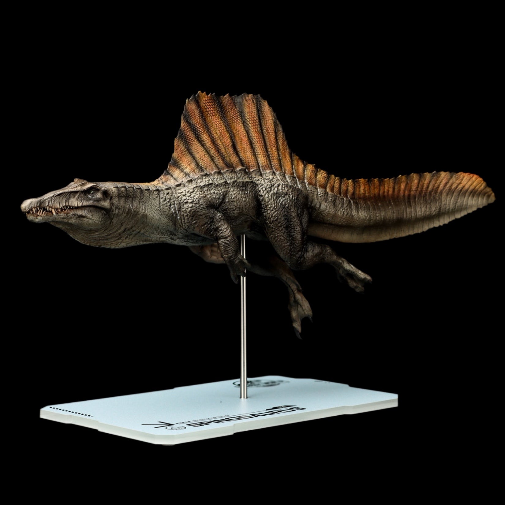 DinoDream | Jurassic World Spinosaurus Swim Version Statue | 1/30 Scale