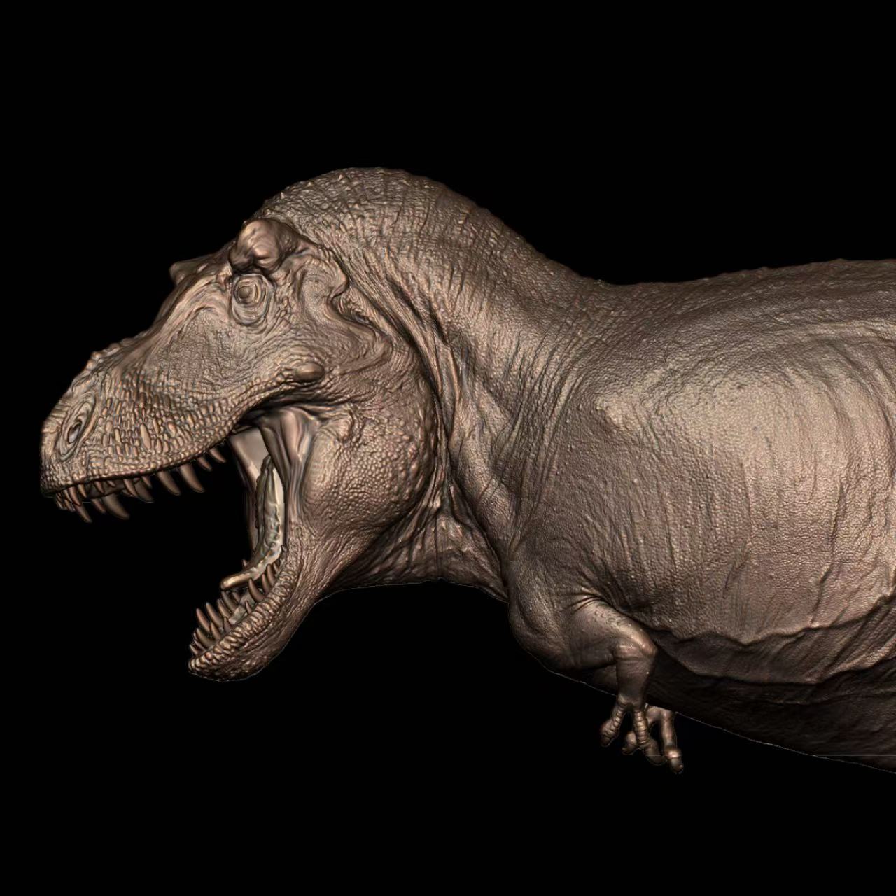 Tyrannosaurus Statue Model Kit 1:18 1:35 1:64 Scale Kex Studio