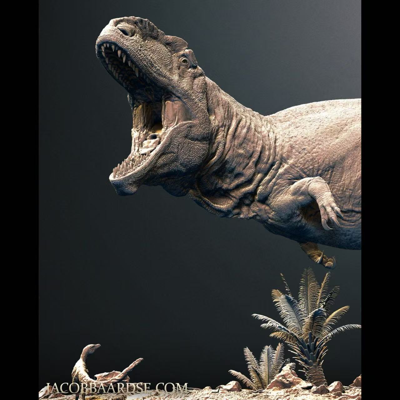 Giganotosaurus carolinii Statue Model Kit 1:35 1:18 Jacob Baardse