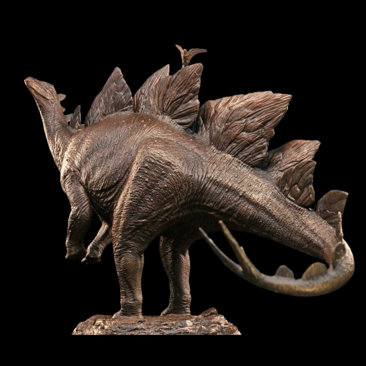 STEGOSAURUS 1/15 SCALE SOLID COPPER STATUE