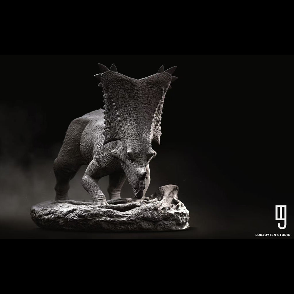 Chasmosaurus belli Statue Model Kit 1:18 1:35 Scale LOKJOYTEN STUDIO