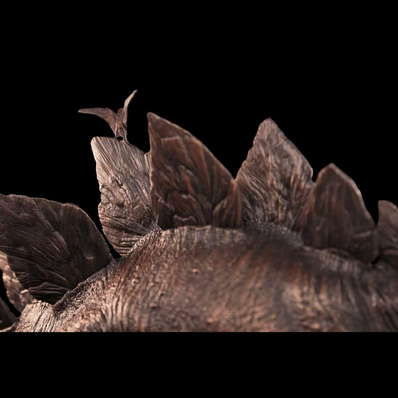 STEGOSAURUS 1/15 SCALE SOLID COPPER STATUE