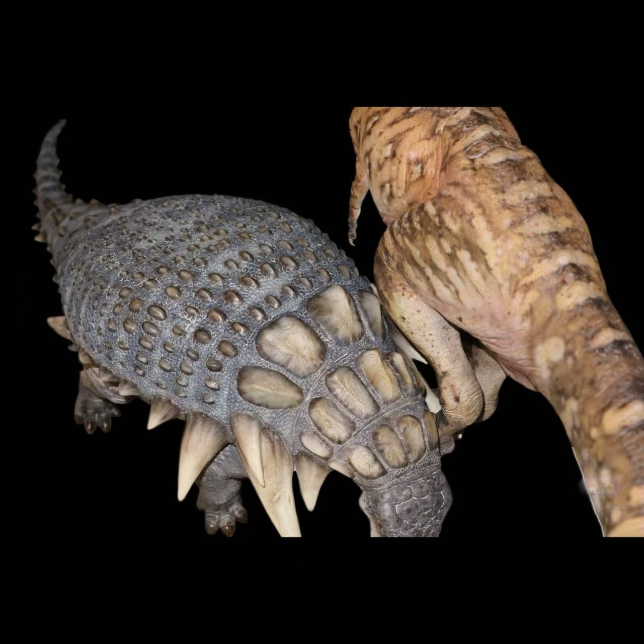 Albertosaurus vs. Edmontonia: "The Gambit" statue Model Kit 1:18 Scale Dinosoul Studio