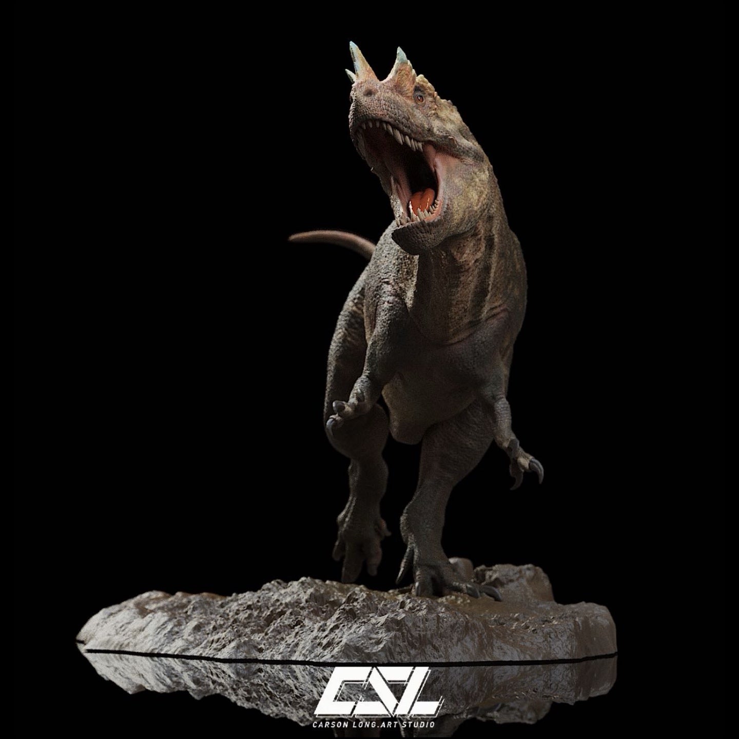 Ceratosaurus dentisulcatus Statue Model Kit 1:35 1:18 Scale CSL Studio