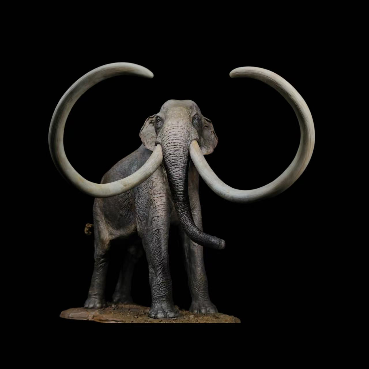 Columbian Mammoth statue Model Kit 1:18 Scale Dinosoul Studio