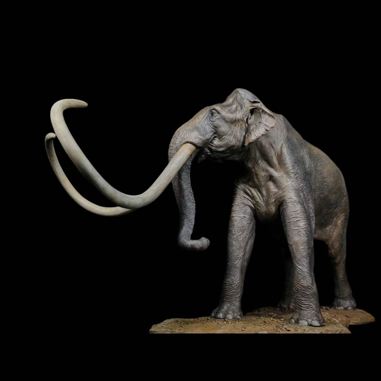 Columbian Mammoth statue Model Kit 1:18 Scale Dinosoul Studio