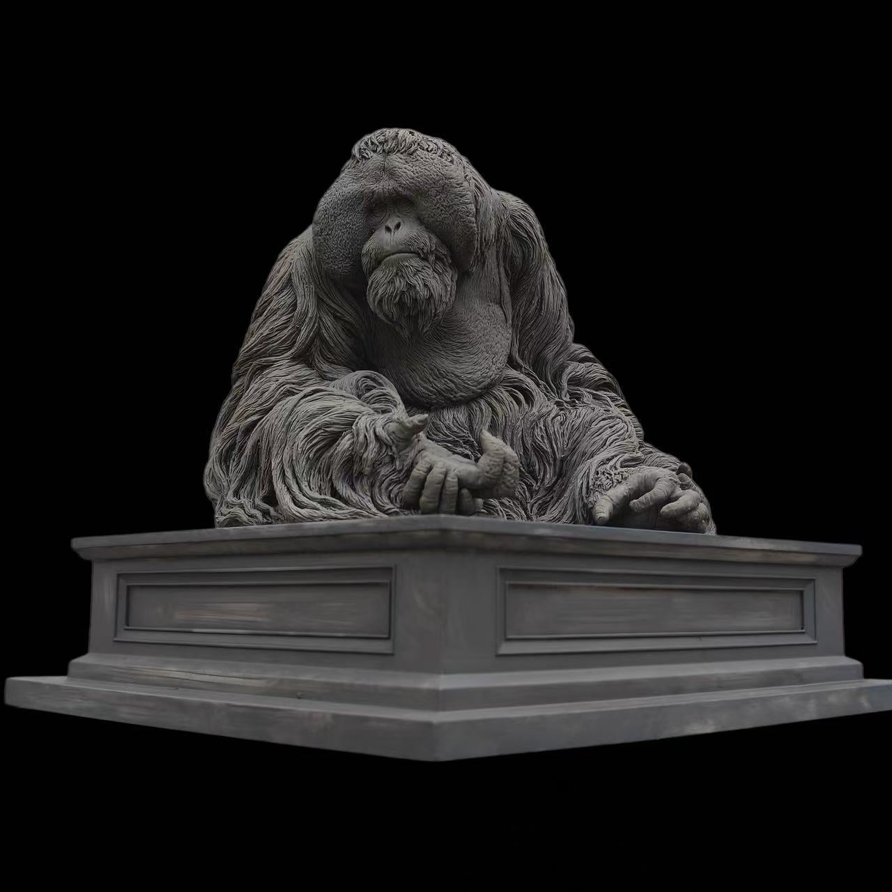 Bornean Orangutan statue Model Kit 1:6 Scale
