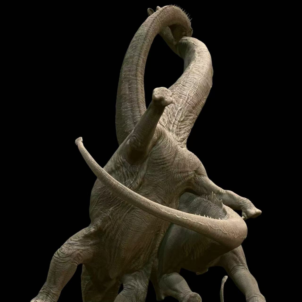 Mamenchisaurus "The Ritual" Statue Model Kit 1:35 Scale Sculpted by David Krentz B&G Studio