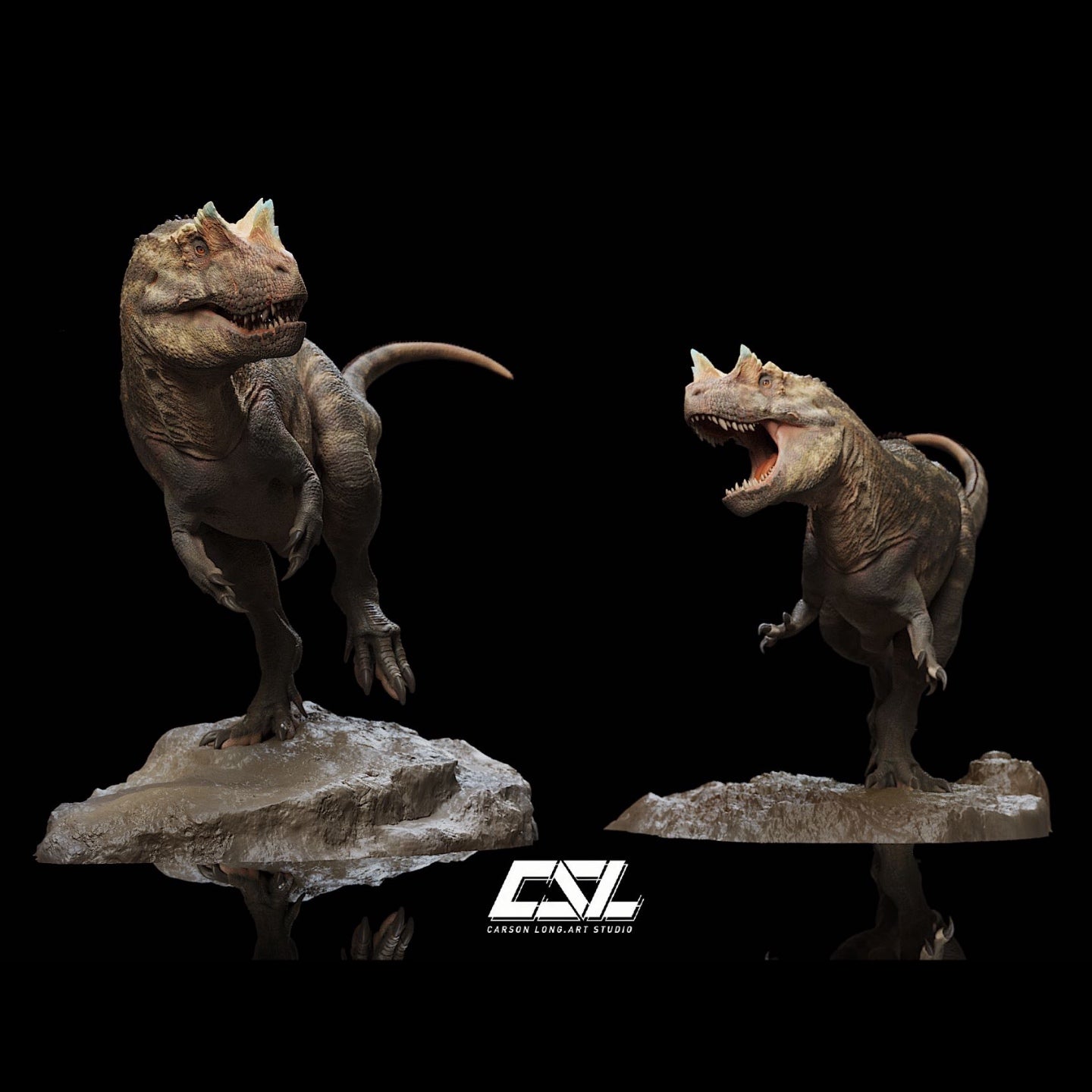 Ceratosaurus dentisulcatus Statue Model Kit 1:35 1:18 Scale CSL Studio