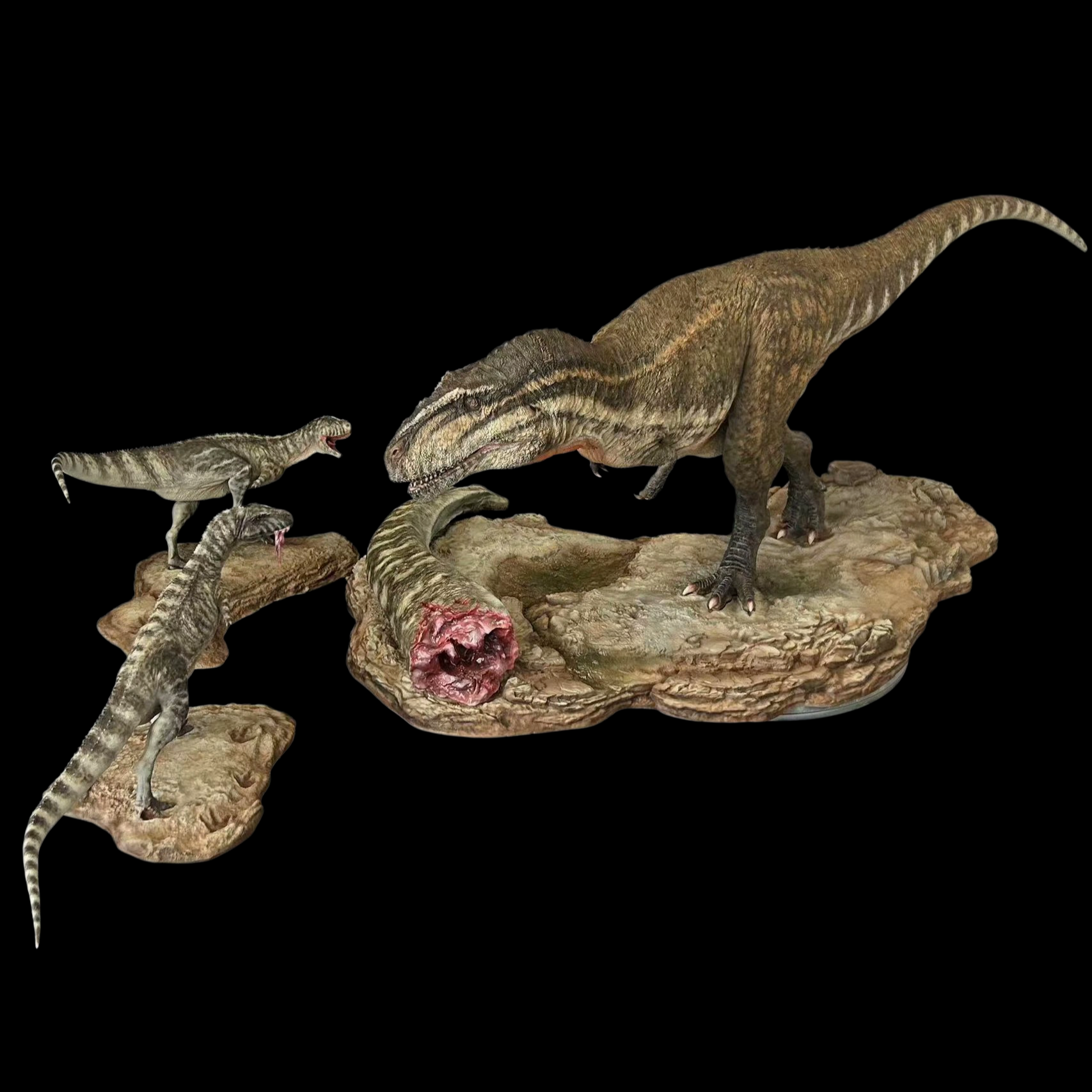 MAPUSAURUS FAMILY SCENE statue Model Kit 1:15 Scale Showanna Studio