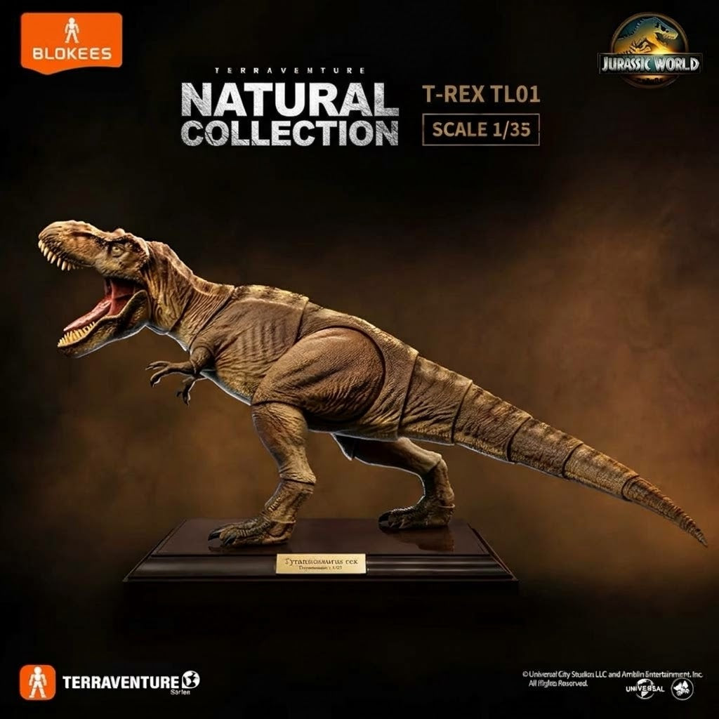 Blokees TERRAVENTURE 1:35 Scale Jurassic World Tyrannosaurus Rex Action Figure Model Kit (TL01)