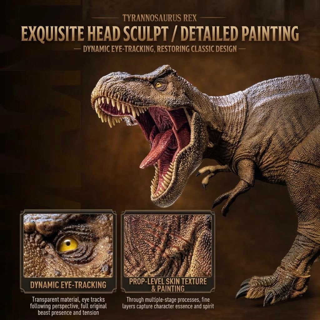 Blokees TERRAVENTURE 1:35 Scale Jurassic World Tyrannosaurus Rex Action Figure Model Kit (TL01)