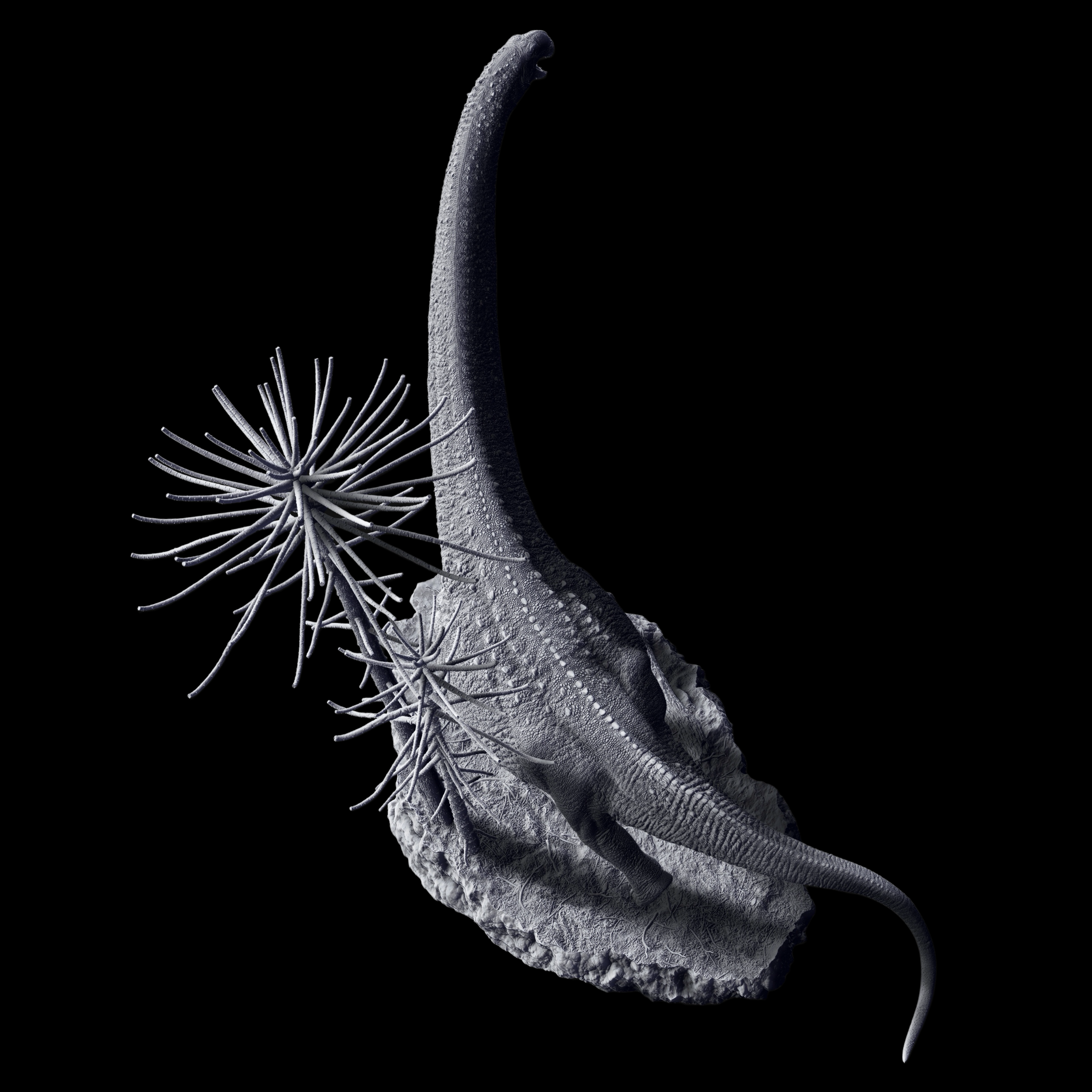 Andesaurus delgadoi statue Model Kit 1:35 Scale Jacob Baardse