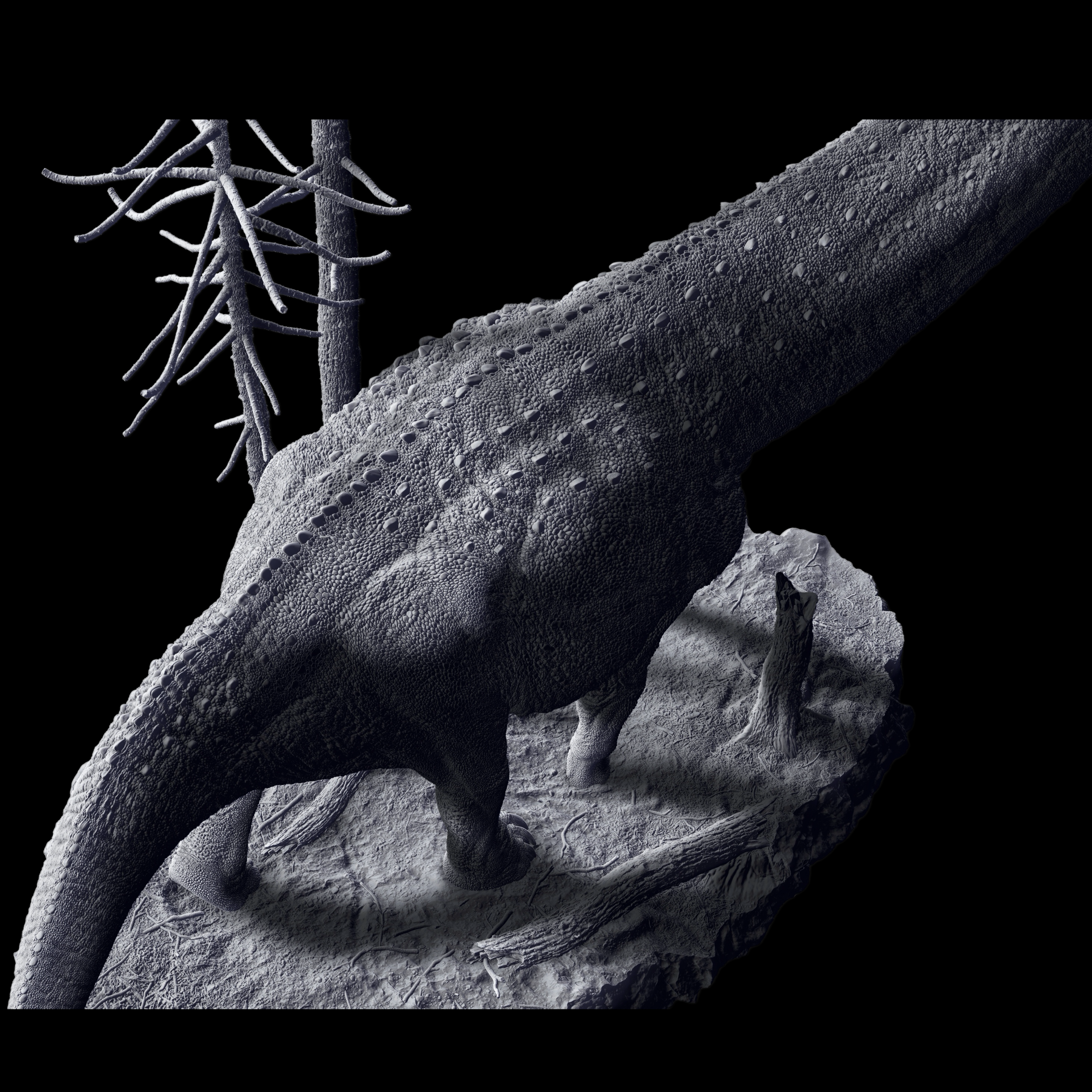 Andesaurus delgadoi statue Model Kit 1:35 Scale Jacob Baardse