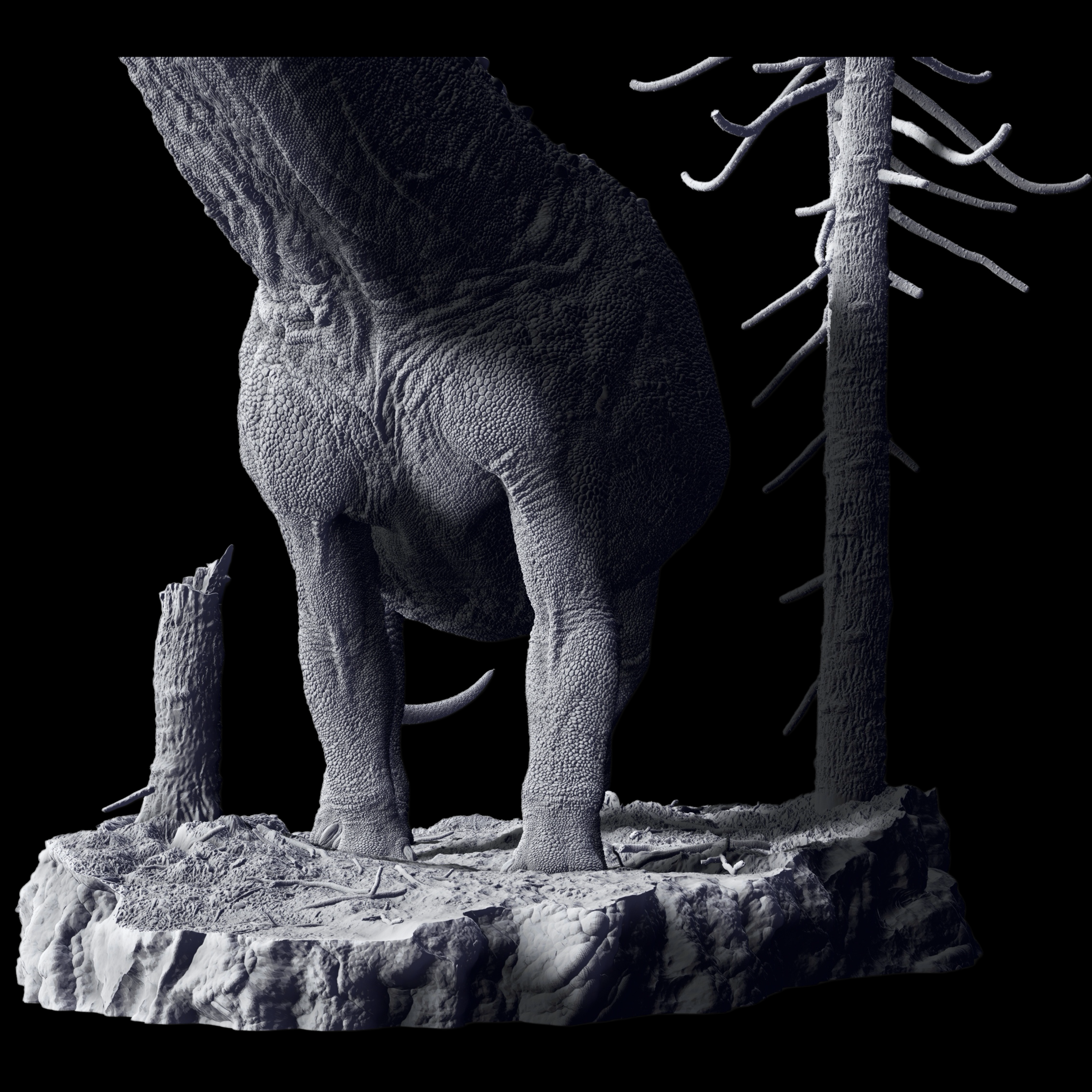 Andesaurus delgadoi statue Model Kit 1:35 Scale Jacob Baardse