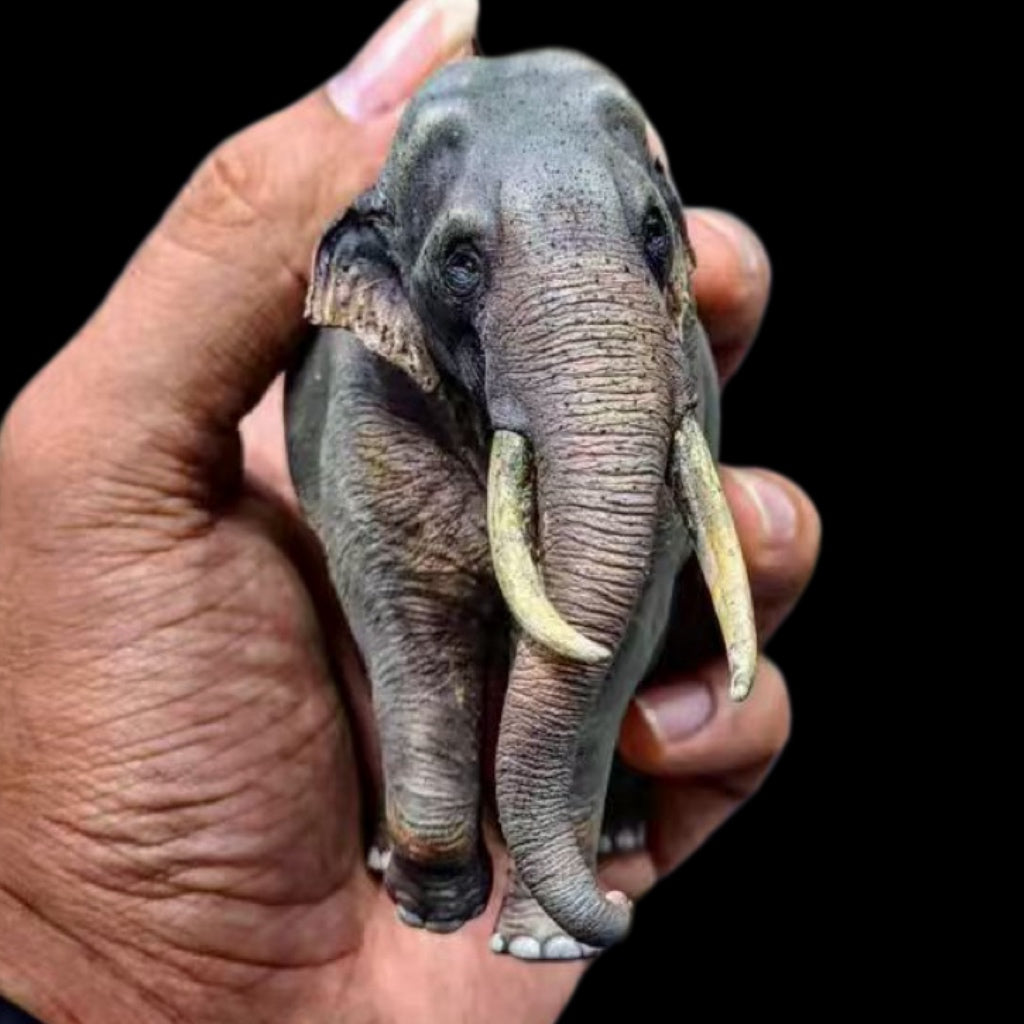Asian elephant statue Model Kit 1:35 1:15 Scale The crocs man Studio