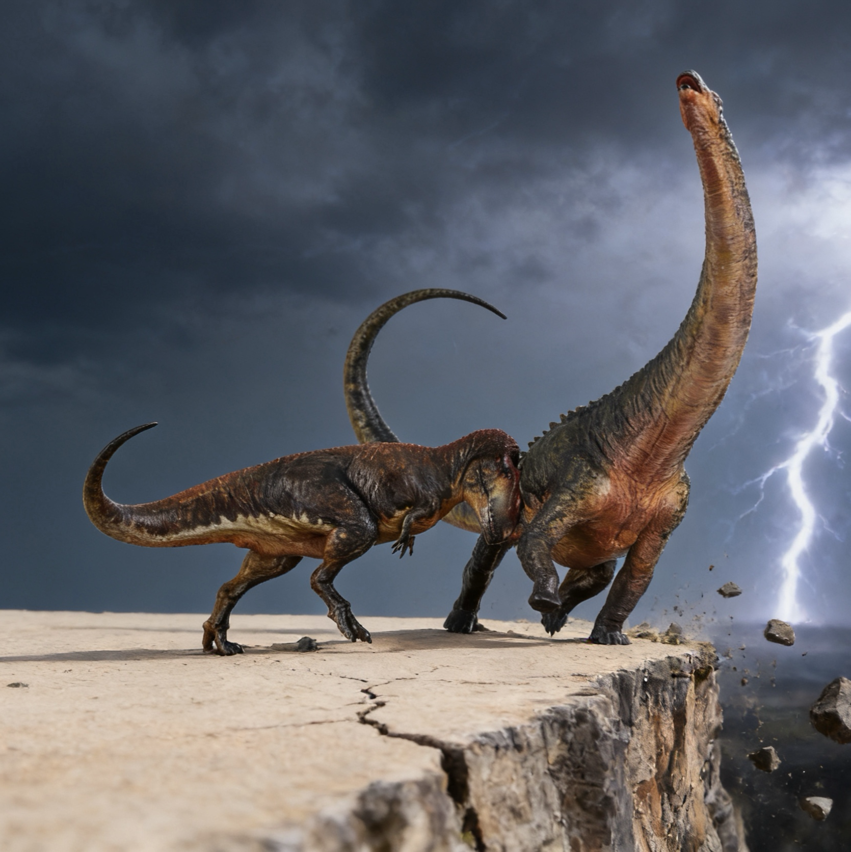 Patagotitan vs Tyrannotitan statue Model Kit 1:64 1:18 Scale AN Studio