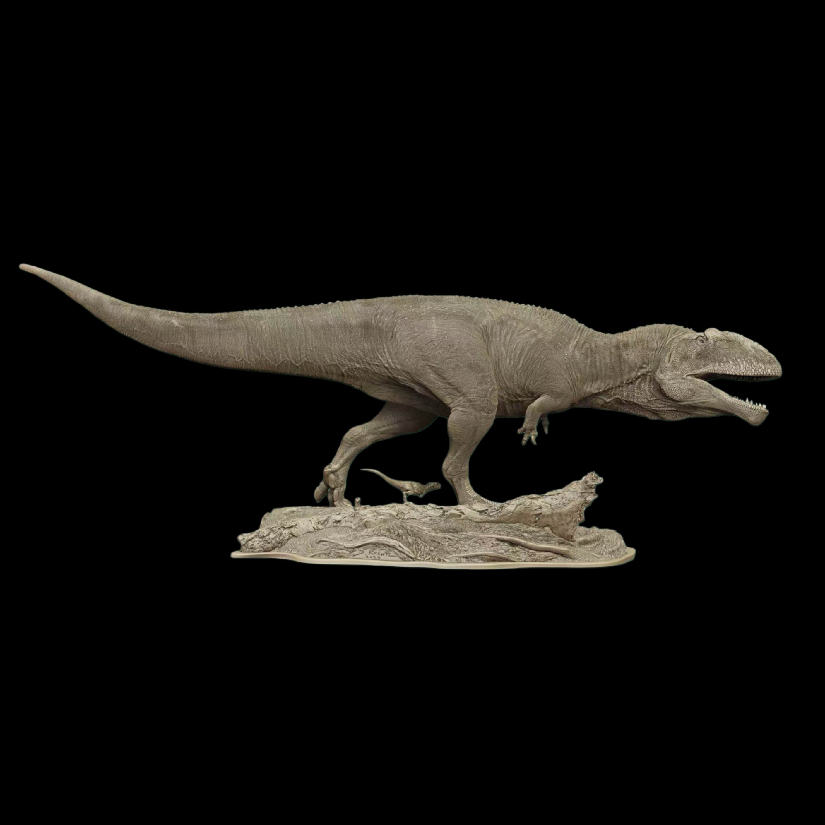 Giganotosaurus statue Model Kit 1:35 1:18 Scale David Krentz