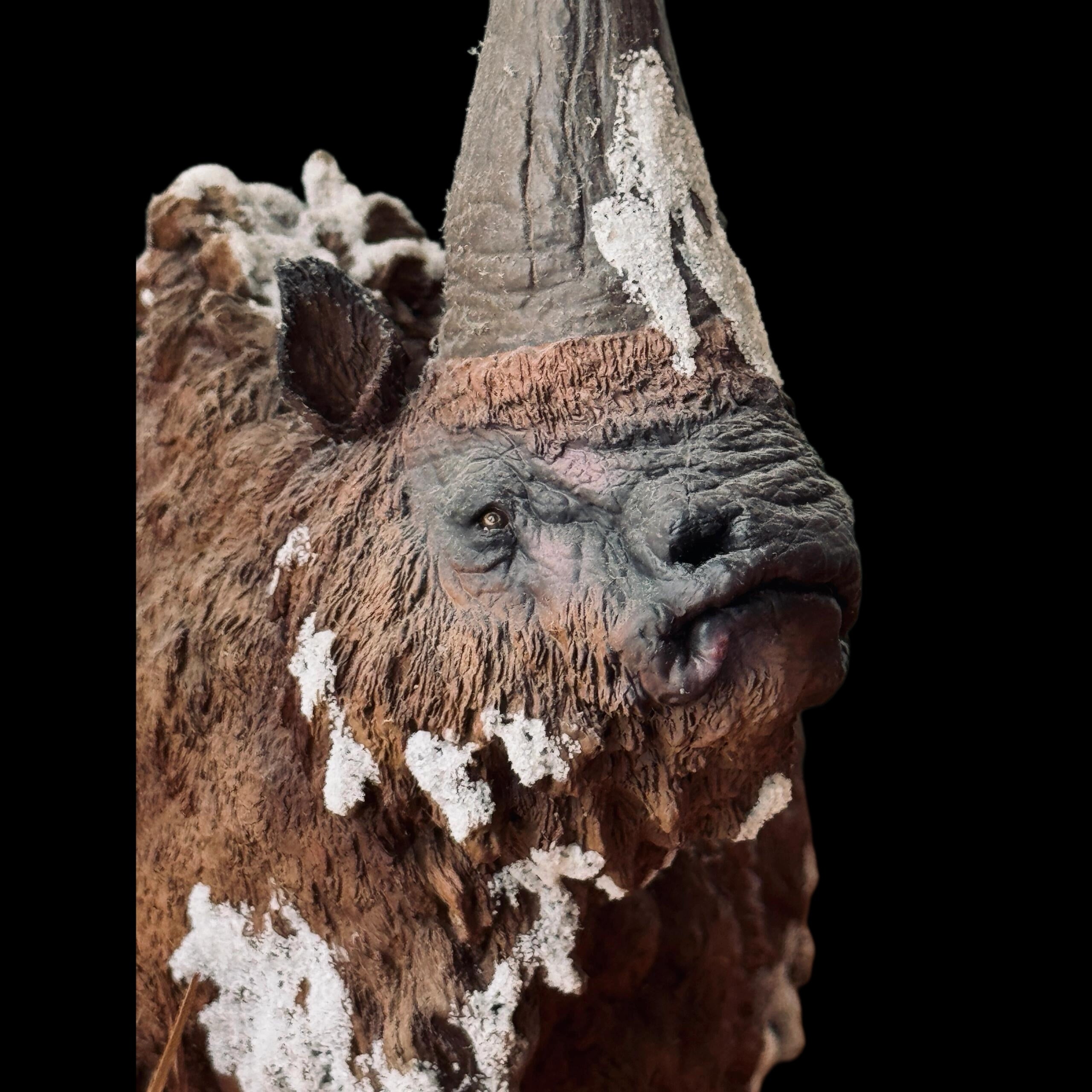 ELASMOTHERIUM MOTHER & CALF 1:20 HIGH-PRECISION STATUE