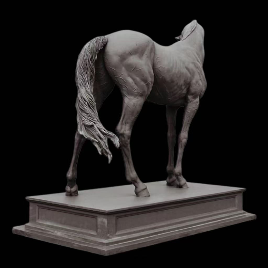 Akhal-Teke Horse statue Model Kit 1:6 Scale Tunan STUDIO