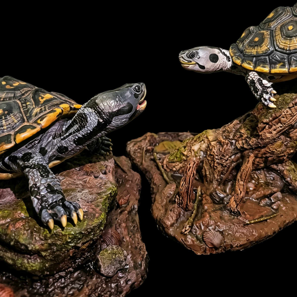 MANGROVE DIAMONDBACK TERRAPIN ECO-DIORAMA STATUE DINAVOID Studio