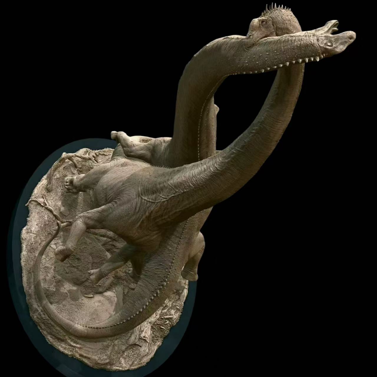 Mamenchisaurus "The Ritual" Statue Model Kit 1:35 Scale Sculpted by David Krentz B&G Studio