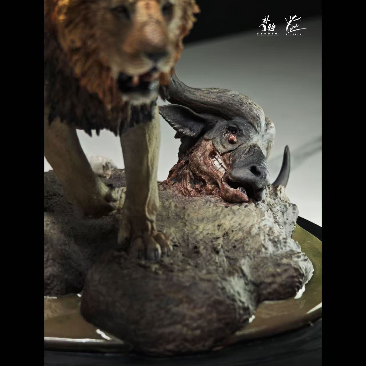 Panthera leo Caesar statue Model Kit 1:35 1:18 1:10 1:6 Scale PUWU STUDIO