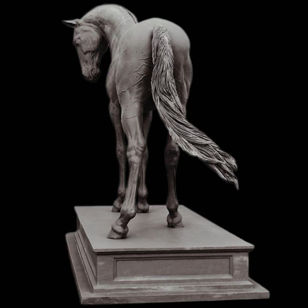 Akhal-Teke Horse statue Model Kit 1:6 Scale Tunan STUDIO