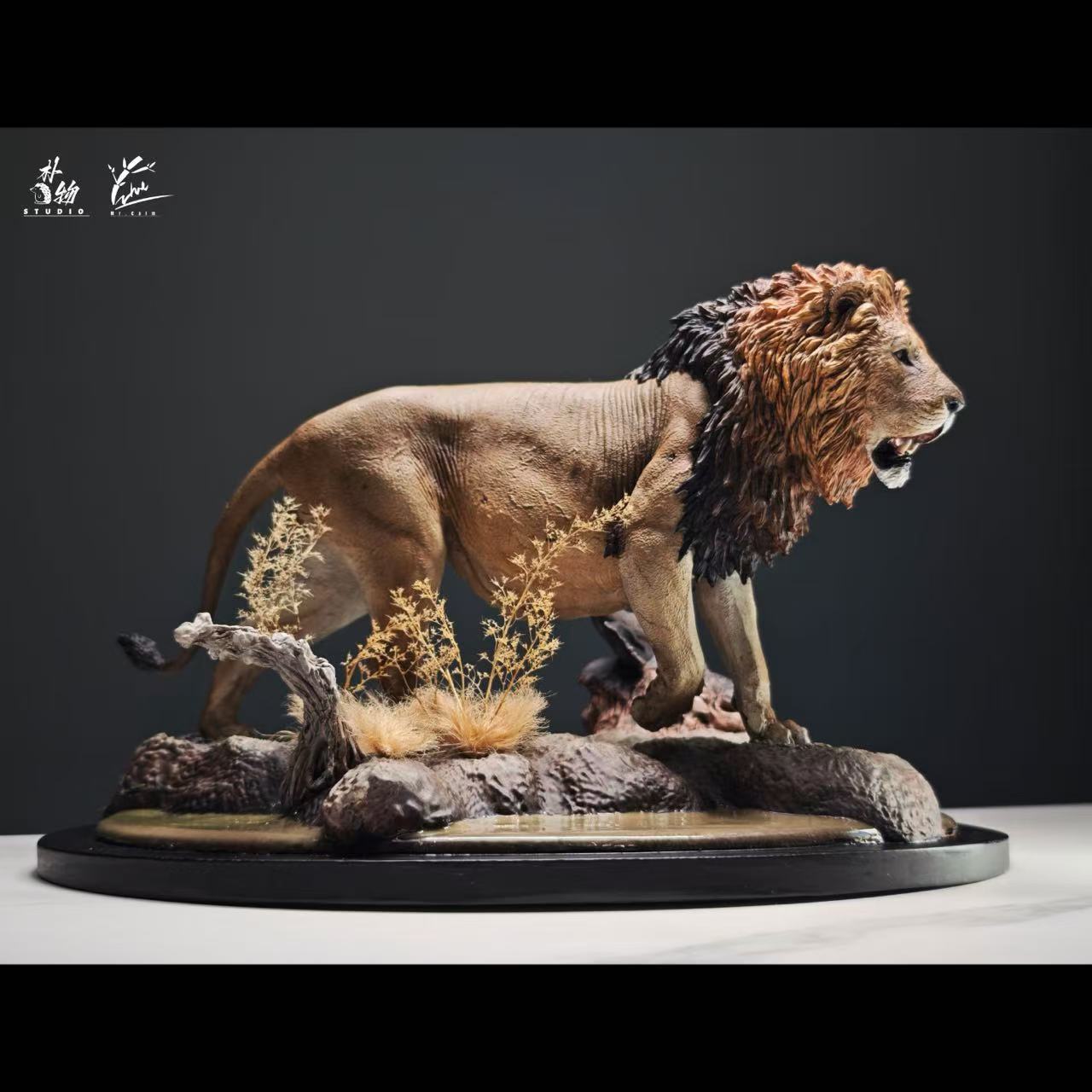 Panthera leo Caesar statue Model Kit 1:35 1:18 1:10 1:6 Scale PUWU STUDIO