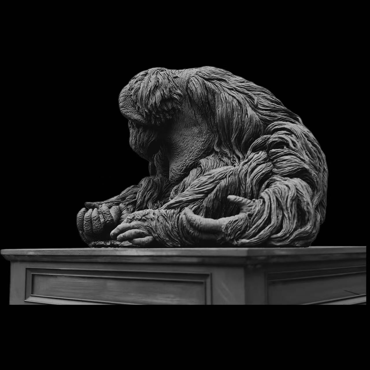 Bornean Orangutan statue Model Kit 1:6 Scale