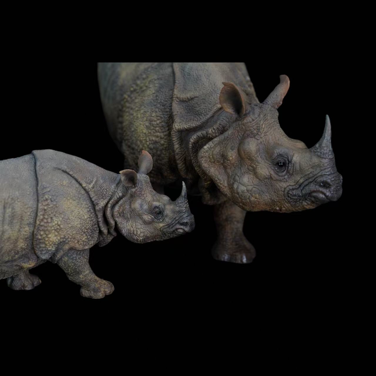 Greater One-Horned Rhinoceros Statue Model Kit 1:10&nbsp; 1:15 Scale Memory Museum