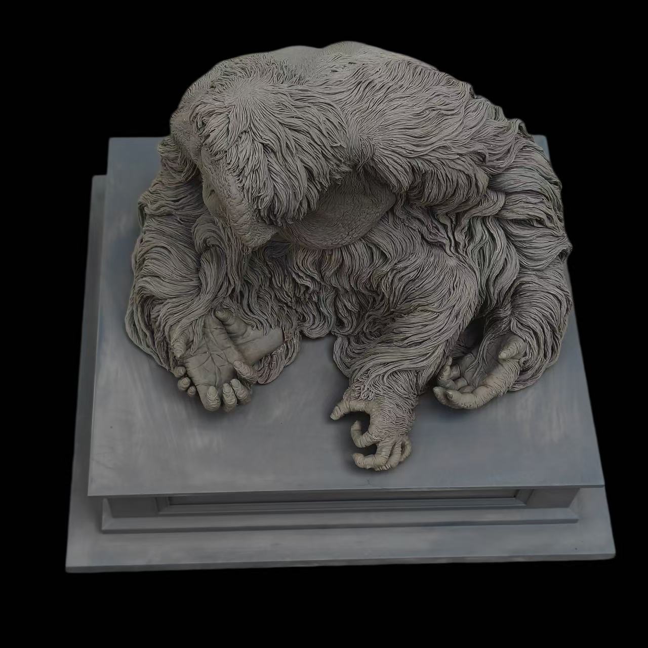 Bornean Orangutan statue Model Kit 1:6 Scale