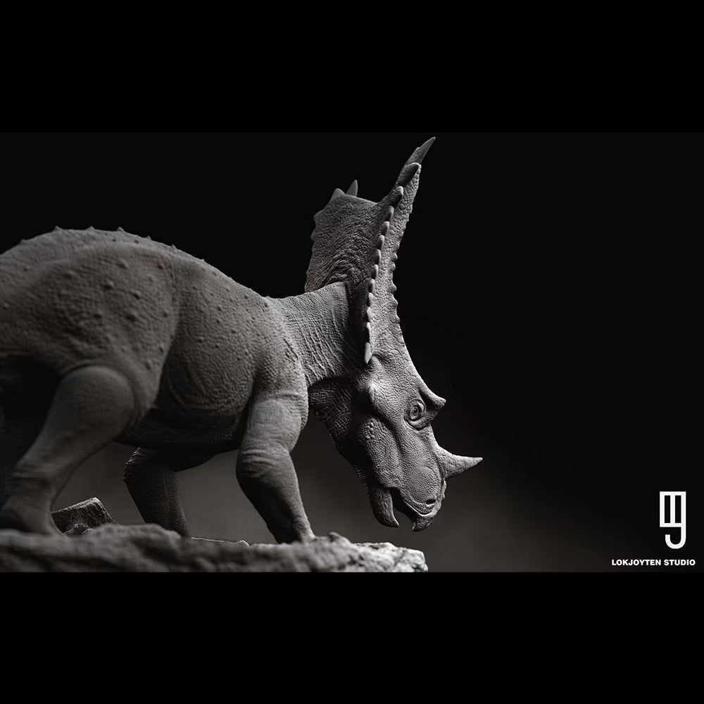 Chasmosaurus belli Statue Model Kit 1:18 1:35 Scale LOKJOYTEN STUDIO