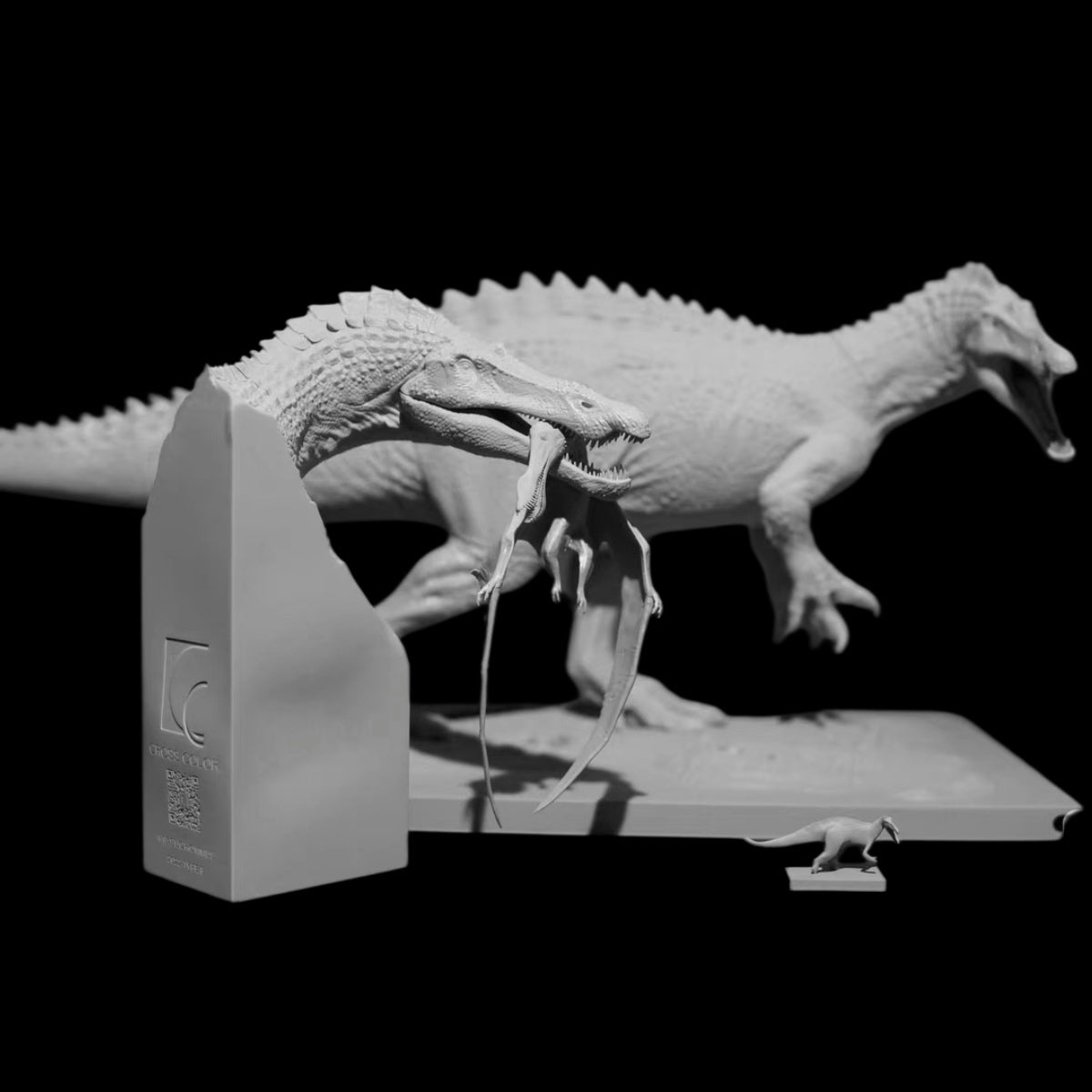 CROSS COLOR Studio 1:15 Suchomimus tenerensis Statue Model Kit (Version B)