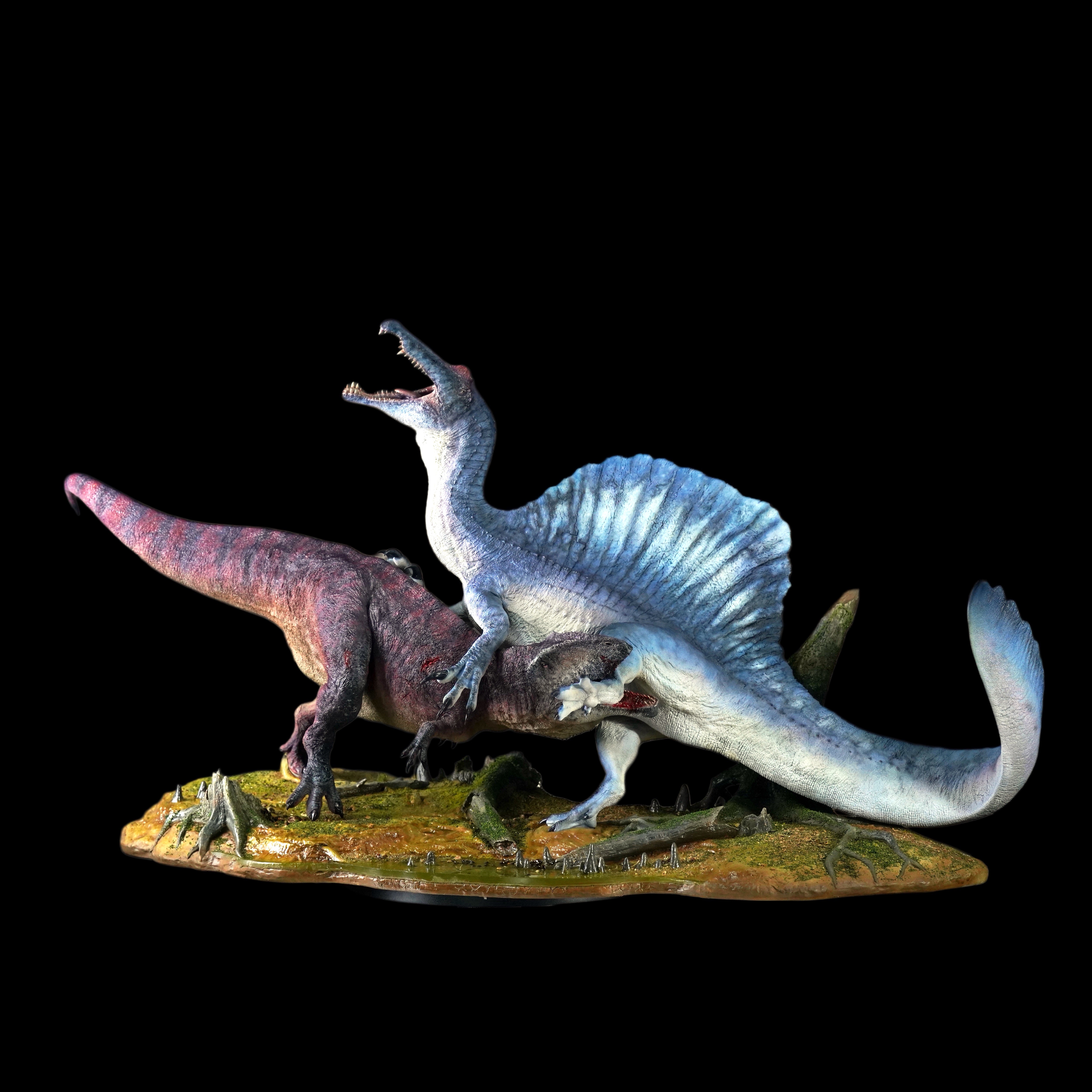 Giganotosaurus vs Spinosaurus statue Model Kit 1:15 Scale Showanna Studio