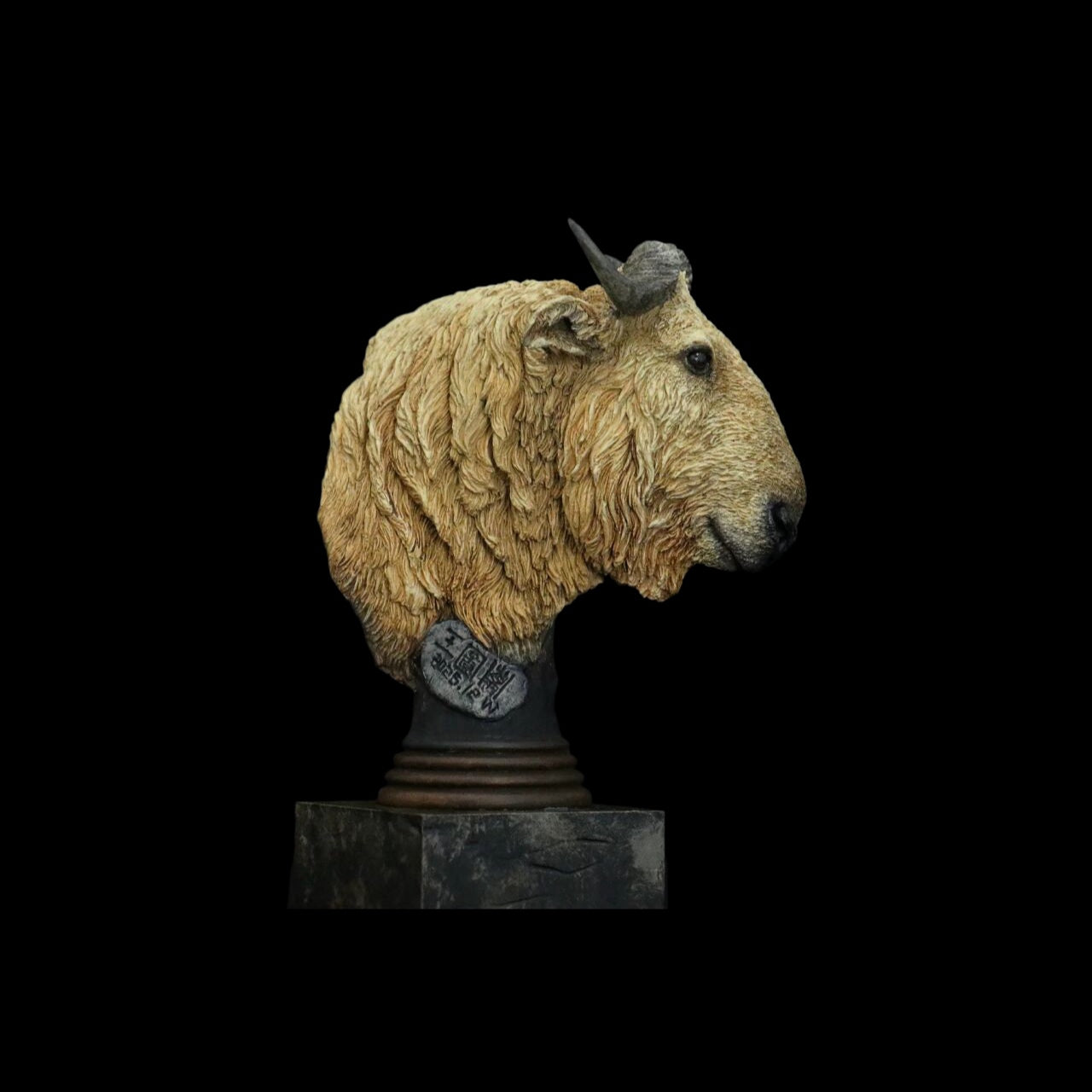 GOLDEN EAGLE · YUNNAN SNUB-NOSED MONKEY · TAKIN · CLOUDED LEOPARD  WILD CHINA: ENDANGERED SPECIES ART STATUE PROJECT