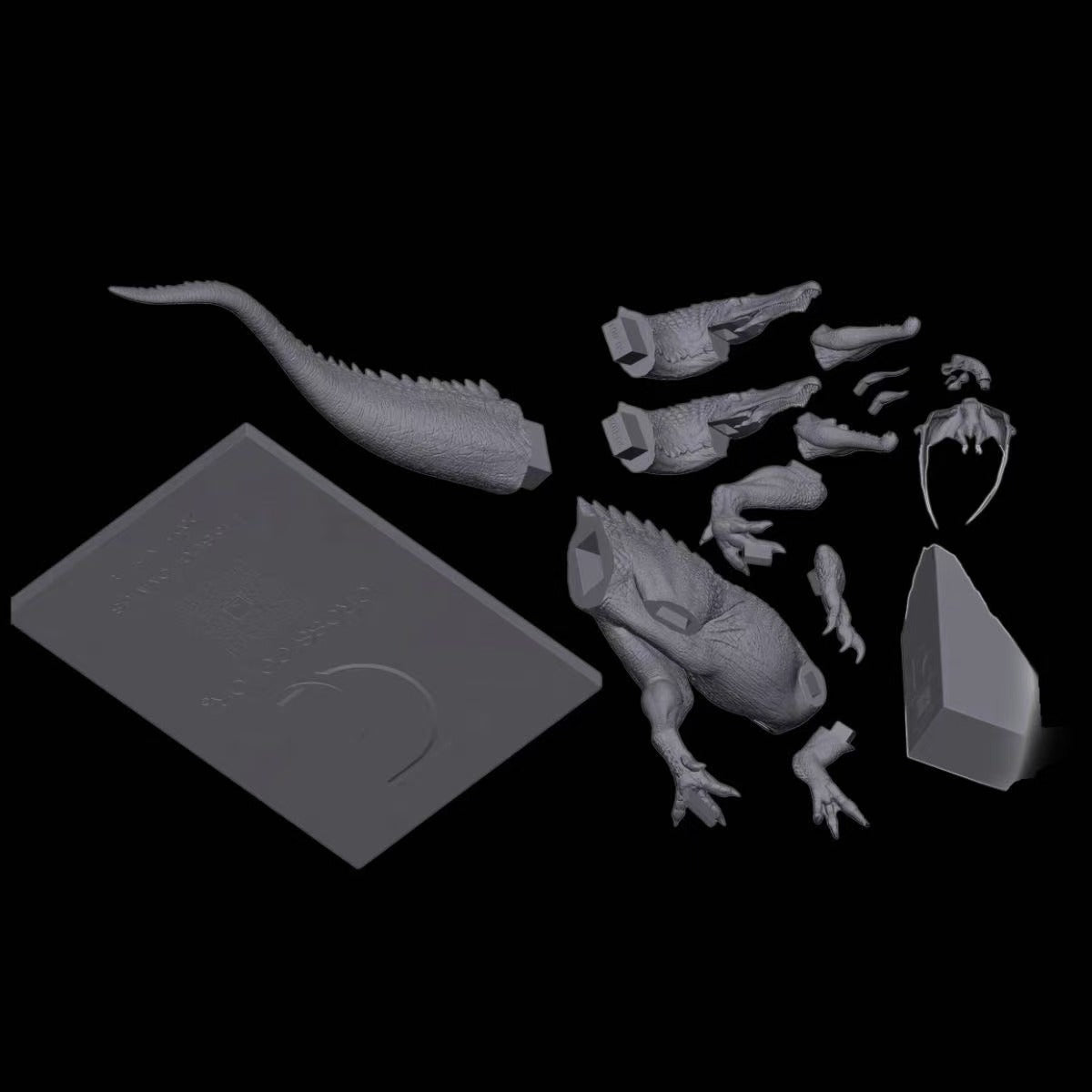 CROSS COLOR Studio 1:15 Suchomimus tenerensis Statue Model Kit (Version B)