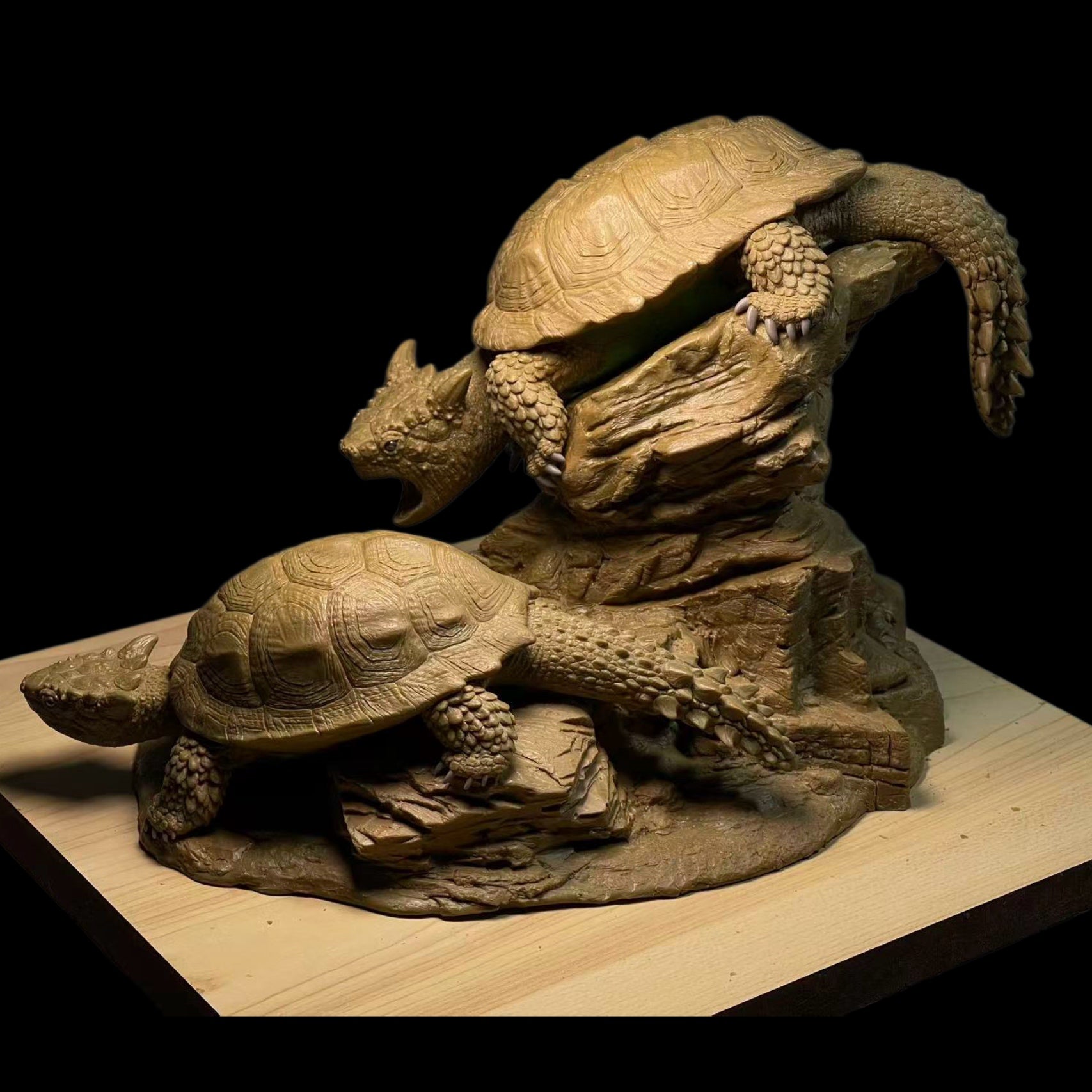 Meiolania platyceps statue Model Kit 1:10 Scale Sensen Studio
