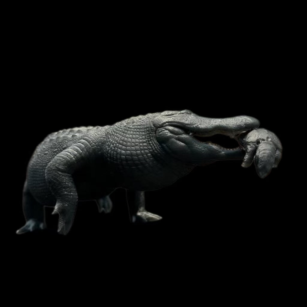 Alligator statue Model Kit The crocs man Studio
