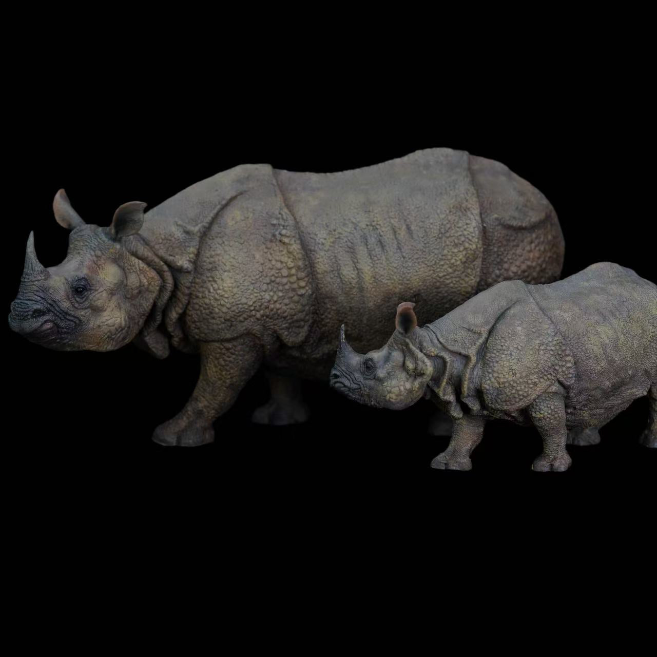 Greater One-Horned Rhinoceros Statue Model Kit 1:10&nbsp; 1:15 Scale Memory Museum