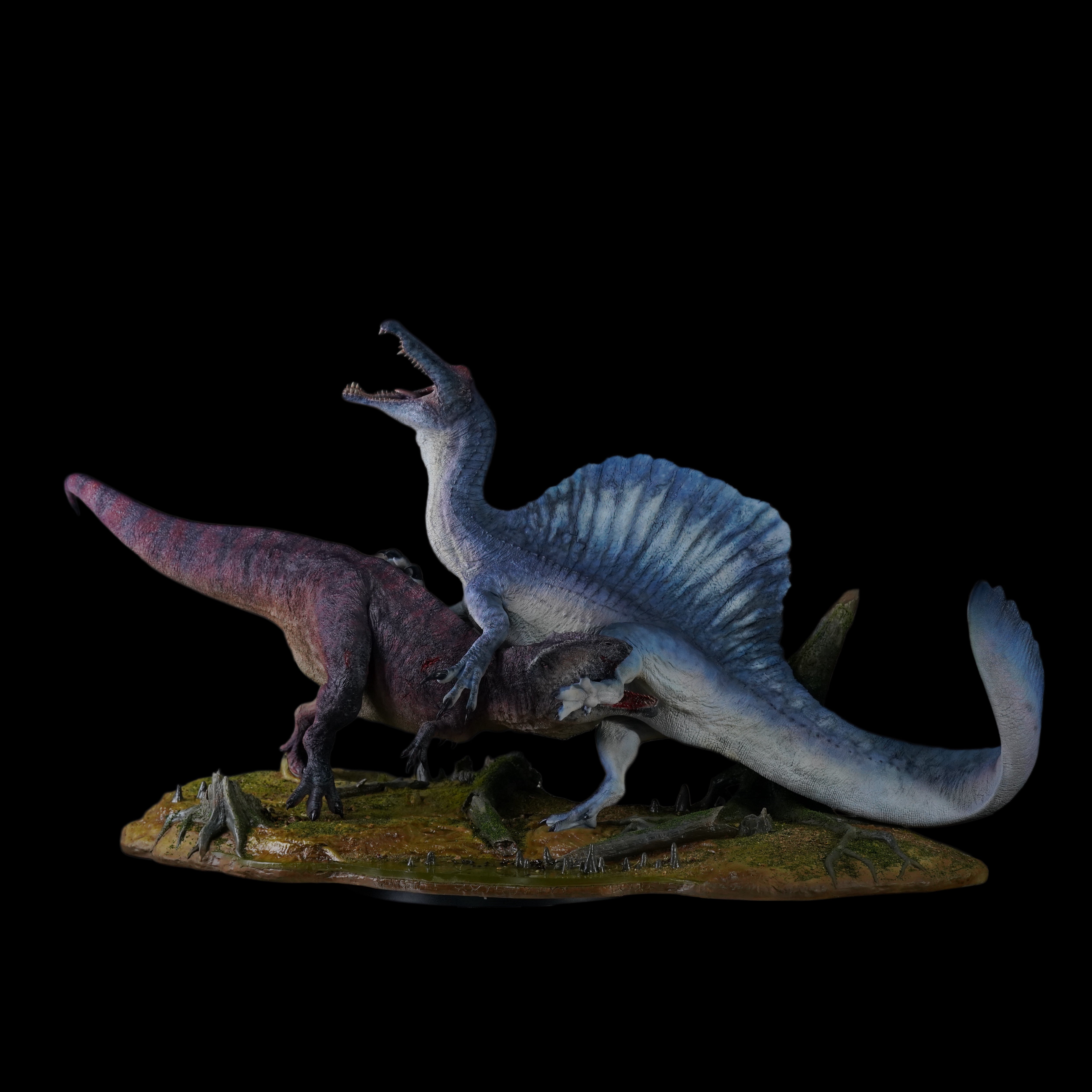 Giganotosaurus vs Spinosaurus statue Model Kit 1:15 Scale Showanna Studio
