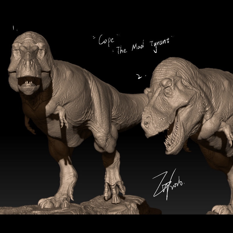 Tyrannosaurus rex Statue Model Kit 1:20 1:35 Scale Lemon Drops Studio