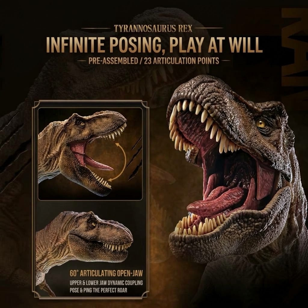 Blokees TERRAVENTURE 1:35 Scale Jurassic World Tyrannosaurus Rex Action Figure Model Kit (TL01)